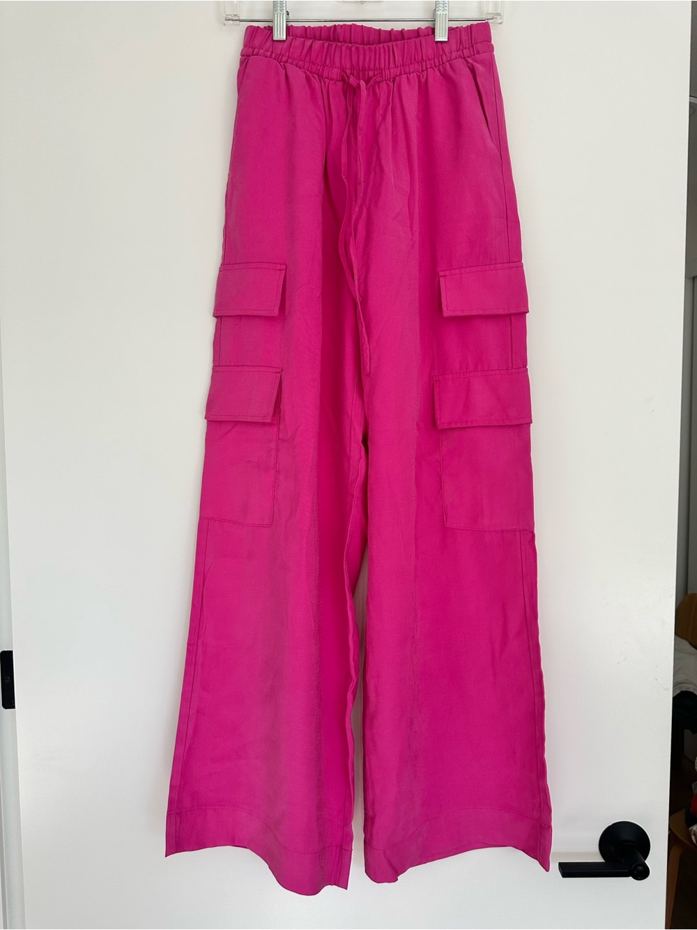 A new day baggy wide leg cargo pants, pink, xs